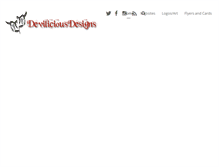Tablet Screenshot of deviliciousdesigns.com